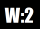 W:2